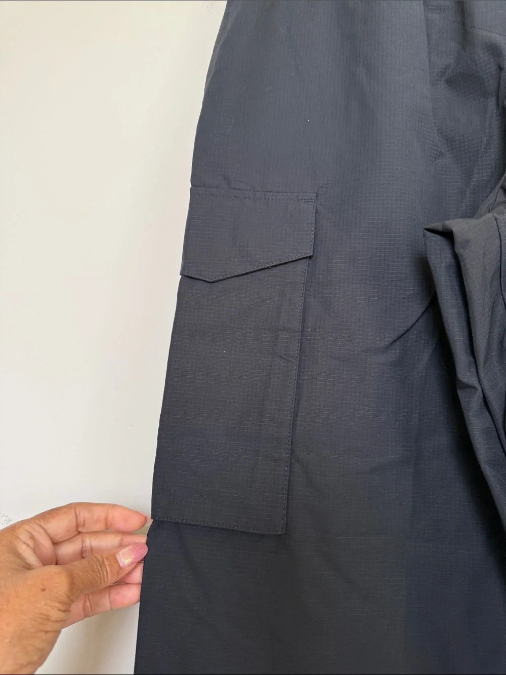 Nike Black Cargo Windbreaker Trousers